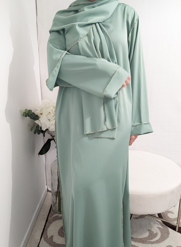 abaya hijab intégré